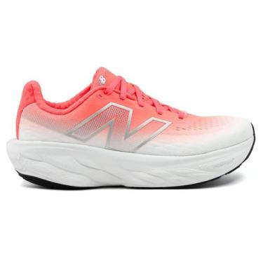 Imagem de Tênis New Balance Fresh Foam X 1080 V14 Feminino, 35, Salmão, Prata