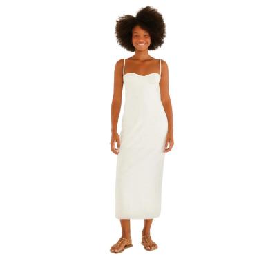 Imagem de Vestido Midi Farm Rio Jacquard Concha-Feminino