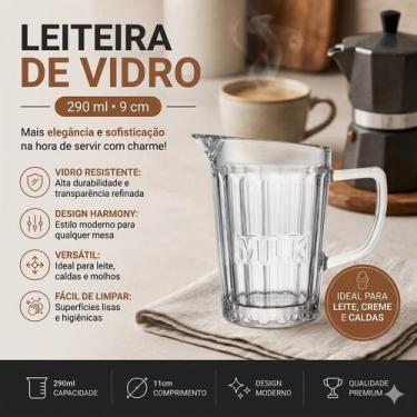 Imagem de Leiteira Harmony 290ml Vidro - Wolff