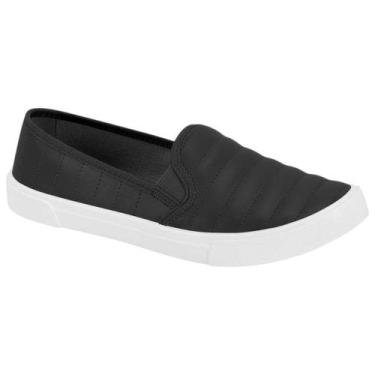 Imagem de Tênis Casual Feminino Moleca 5296.592, Preto, 37