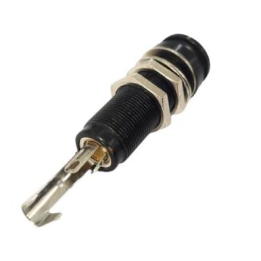 Imagem de Jack P10 Roldana Blindado Stereo Instrumentos M12 Preto Para Violão Gu
