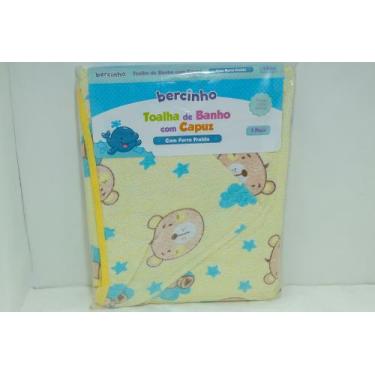 Imagem de Toalha de Banho Para Bebê com Capuz e Forro de Fralda Para Menino - Ur