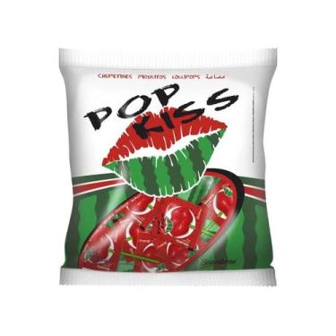 Imagem de Pirulito Pop Kiss Melancia C/50unid - 500g