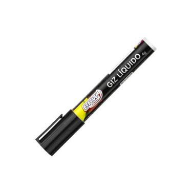 Imagem de Giz Liquido BRW 6mm Preto