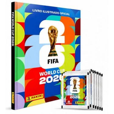 Imagem de Kit Álbum Copa Do Mundo Capa Dura 2026 + 140 Figurinhas - Panini