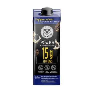 Imagem de Cappuccino Pronto Cookies'n Cream Power 3 Corações 250ML