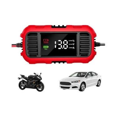 Imagem de Carregador De Bateria Digital 12V 2A Com Display Para Manutenção De Ba