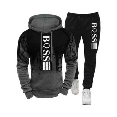 Imagem de Conjunto de Moletom de Inverno, Calças, Roupas Casuais para Corrida, R