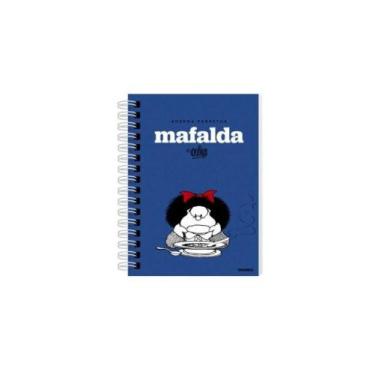 Imagem de Agenda perpetua mafalda azul sopa - 2 dias por pagina - GRANICA