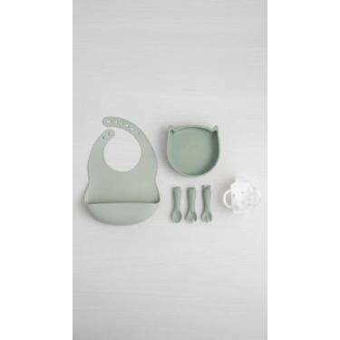 Imagem de Kit Alimentação Silicone 6 Peças Infantil - Congratulations Store