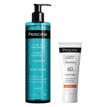 Imagem de Principia Kit Todo Dia c/ Gel de Limpeza GL-01 + Protetor Solar Facial