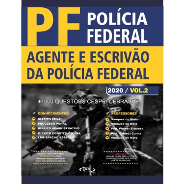 Imagem de .. Apostila pf Agente e Escrivão (Policia Federal) - **Apenas volume 2** - esquematizada impressa 2020