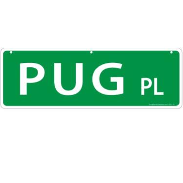 Imagem de Imagine This Placa de rua Pug