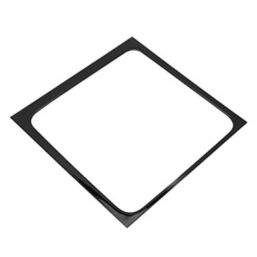 Imagem de Capa de moldura de caixa de armazenamento para console central, capa de moldura de suporte de copo confiabilidade, para substituição para Defender 110 2 (preto piano)