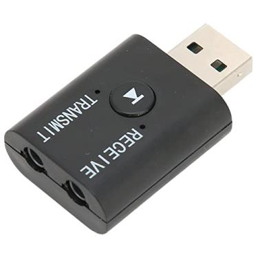 Imagem de Receptor transmissor USB Bluetooth 5.0, mini adaptador de áudio Bluetooth sem fio 2 em 1, adaptador de áudio e música sem fio USB/AUX para computador/TV/fones de ouvido/MP3/sistema estéreo doméstico, etc
