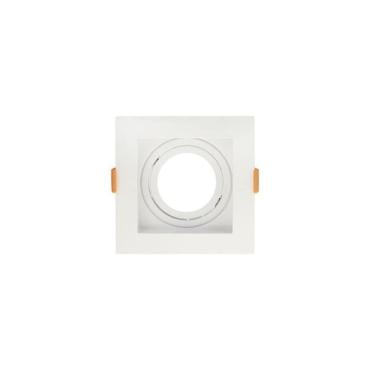 Imagem de Spot de Embutir Recuado Taschibra Conecta para Lâmpada MR16 Quadrado Branco