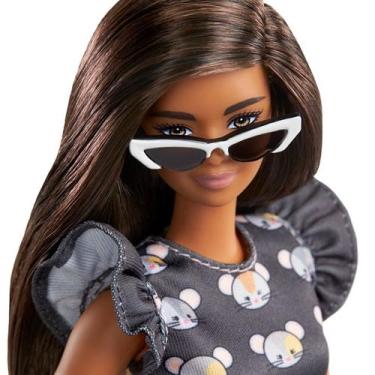 Imagem de Boneca Barbie Fashionistas Morena Cabelo Longo Ghw54 - Mattel (15067)