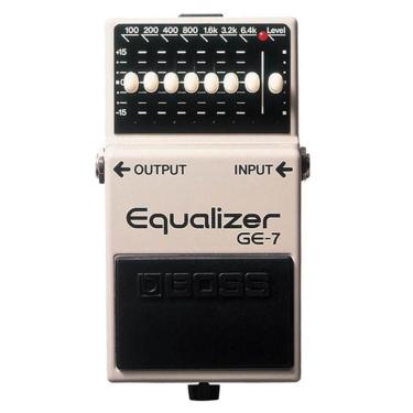 Imagem de Pedal Para Guitarra Boss Ge-7 Graphic Equalizer 7 Bandas Ge7