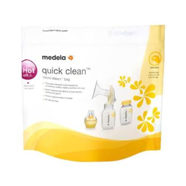 Imagem de Saco Esterilizador Para Micro-Ondas Medela - Quick Clean 5 Peças