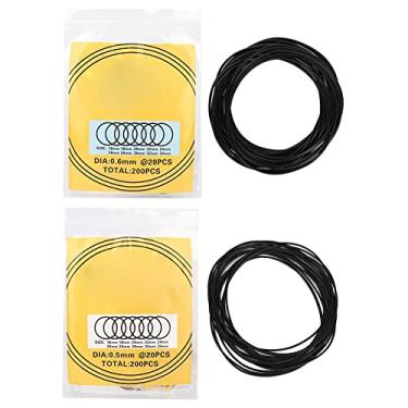 Imagem de Relógio de vedação de tampa traseira vedação de borracha 200 pçs acessórios de relógio ferramenta à prova d'água