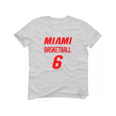 Imagem de Camiseta Basquete Miami Esportiva Camisa Academia Treino Basketball -