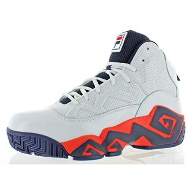 Imagem de Fila Tênis de basquete masculino Mb, White/Tomato/Fila Navy, 8