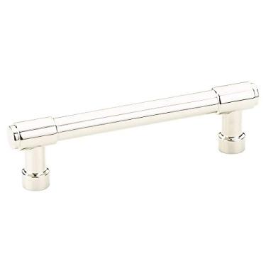 Imagem de Emtek – Puxador de jaspe disponível em 7 tamanhos em 6 acabamentos – 866 –, CENTER TO CENTER 4", Polished Nickel (US14)