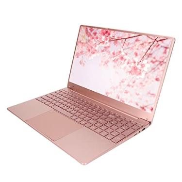 Imagem de Laptop de 15,6 Polegadas Armazenamento Em Massa 100-240V Intel N5095 Rosa Mini Laptop Empresarial (16+1 TB Plugue UE)