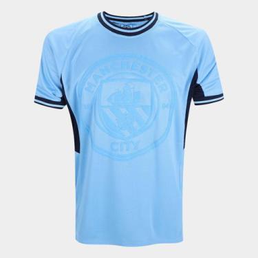 Imagem de Camiseta Manchester City Emboss Spr Masculina