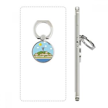 Imagem de Suporte de anel de telefone para balão de fogo do Brasil, suporte de argola ajustável