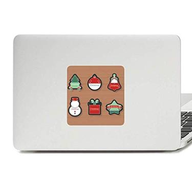 Imagem de Símbolo de Natal de desenho animado ícone decalque vinil paster laptop decoração PC