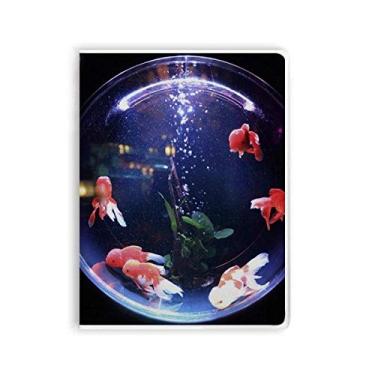 Imagem de Caderno de imagem natureza de peixe colorido oceano capa de goma diário capa macia