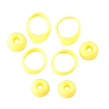 Imagem de Hemobllo Kit de substituição de tampões de ouvido – Conjunto de pontas de silicone para pontas e pontas de orelha, acessórios de asas de orelha, compatível com Buds 2019 (amarelo)