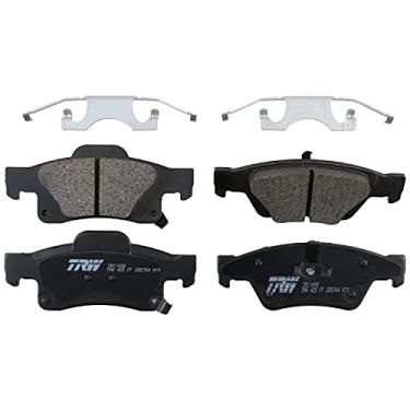 Imagem de TRW Pro TRC1498 Conjunto de pastilhas de freio a disco para Jeep Grand Cherokee 2011-2020, traseira e outras aplicações