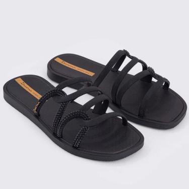 Imagem de Chinelo Ipanema Solar Slide Adulto Preto Ou Bege 26979 - Grendene