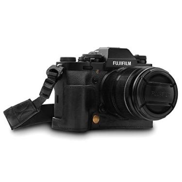 Imagem de MegaGear MG1552 X-T3 Ever Ready Meia capa e alça de couro legítimo - Preto (Preto)