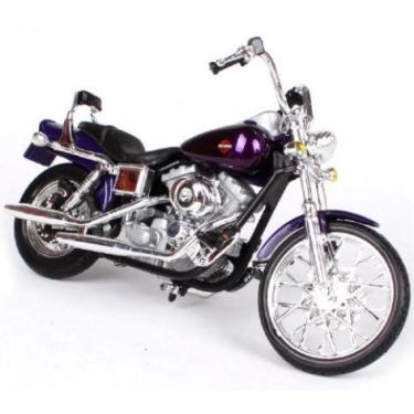 Imagem de Harley Davidson 2001 Fxdwg Dyna Wide Glide 1:18 Maisto