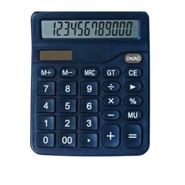Imagem de Calculadora De Mesa Grande 12 Dígitos E Solar Pilha Display - Calculad