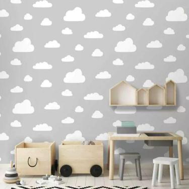 Imagem de Papel de Parede HF Petit Infantil Cinza 61819