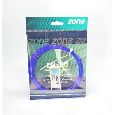 Imagem de Set de Corda para Raquete de Badminton Zons PG 65 0,70mm Azul