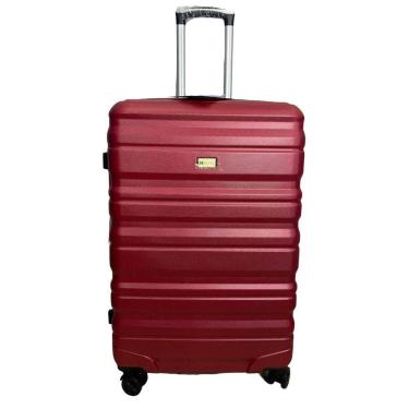 Imagem de Mala de Viagem Rígida Rodas Duplas 360º Vinho 48x28x74cm 3,9kg