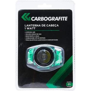 Imagem de Lanterna Cabeca C/Cinta Elast. 1 Watt - Carbografite