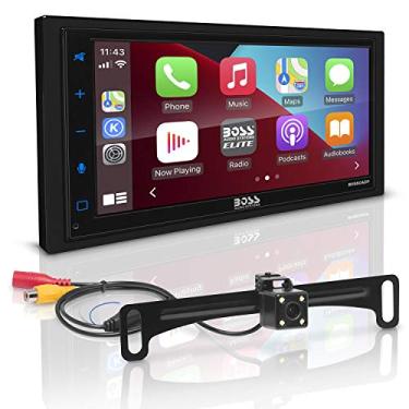 Imagem de BOSS Audio Systems Leitor multimídia automotivo Elite BV850ACP com Apple CarPlay-Android Auto – Double Din, tela sensível ao toque LCD capacitiva de 16,75 cm, Bluetooth, USB, AM/FM, sem CD/DVD, câmera