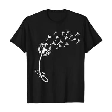 Imagem de Camiseta feminina bonita gola V girassol flores silvestres gráfico casual estampado camiseta manga curta feminina, Preto, G