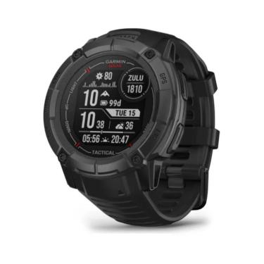 Imagem de Relógio Garmin Instinct 2X Solar Tático Preto com Monitor Cardíaco de Pulso e gps