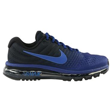 Imagem de Nike Tênis de corrida masculino Air Max 2017, Deep Royal Blue/Hyper Cobalt/Black, 10