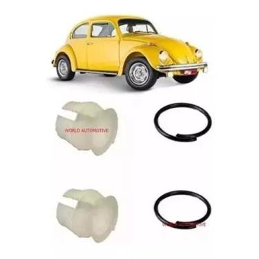 Imagem de Kit 2 Bucha Varao Tramb Cambio Fusca Brasilia Variant C/anel - tempart