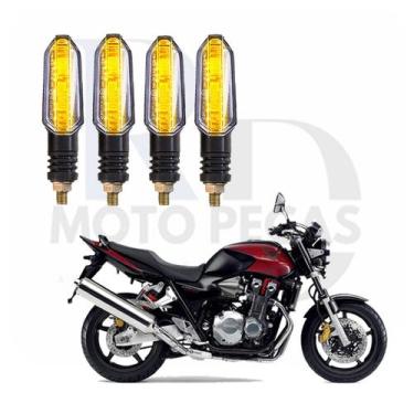 Imagem de Kit Seta para Moto Honda CB 1300 Pisca Led Universal P50 12V Esportivo