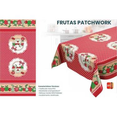 Imagem de Toalha de Mesa Estampada Térmica e Impermeável 140x200 Admirare, Fruta
