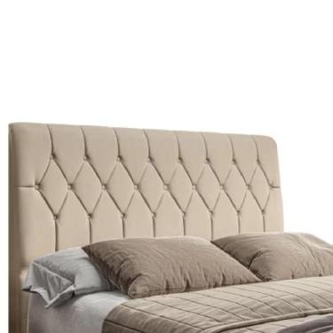 Imagem de Cabeceira para cama box queen/casal istambul dobuê 1.60m com capitonê 
